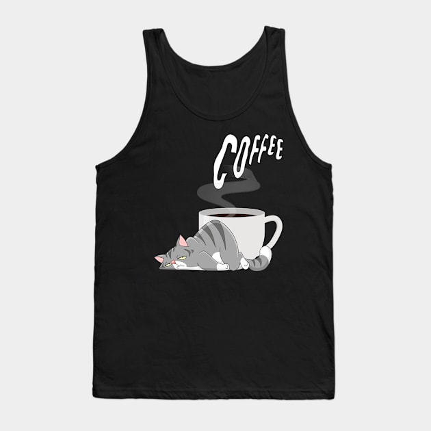 Coffee Tank Top by leBoosh-Designs